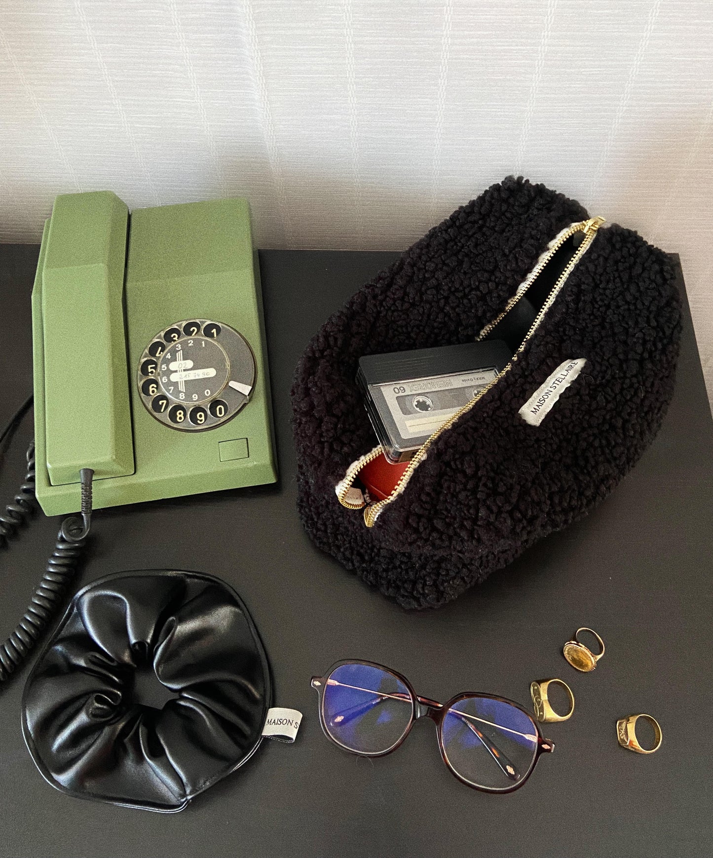 La Trousse Teddy Noire - Maison Stellaire