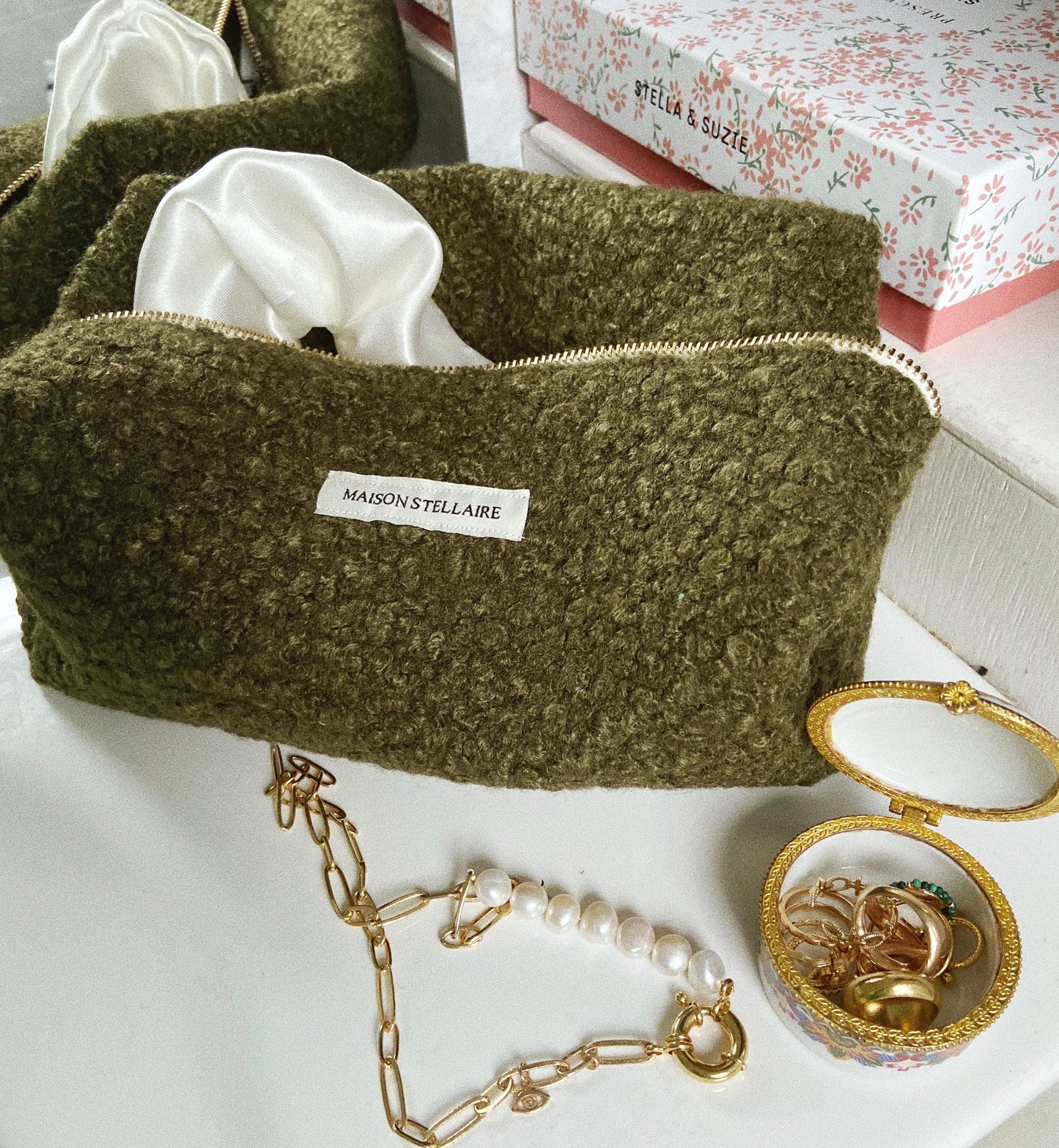 La Trousse Teddy Kaki - Maison Stellaire