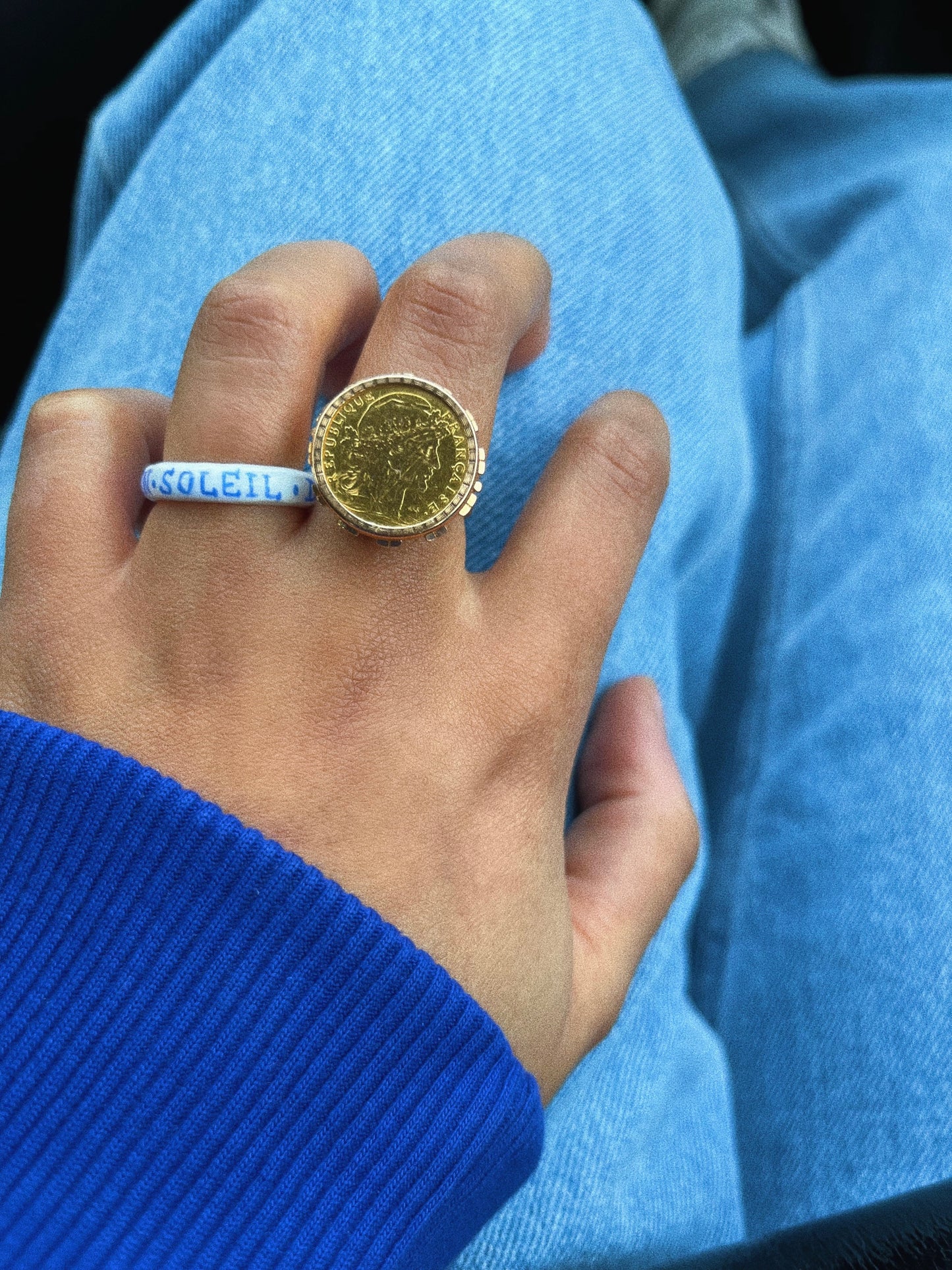 La Bague Manuscrite "Soleil D’un Été Sans Fin" - Maison Stellaire