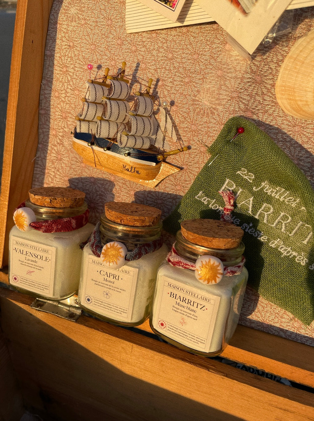 Les Bougies "Bouteille à la Mer" - Maison Stellaire 