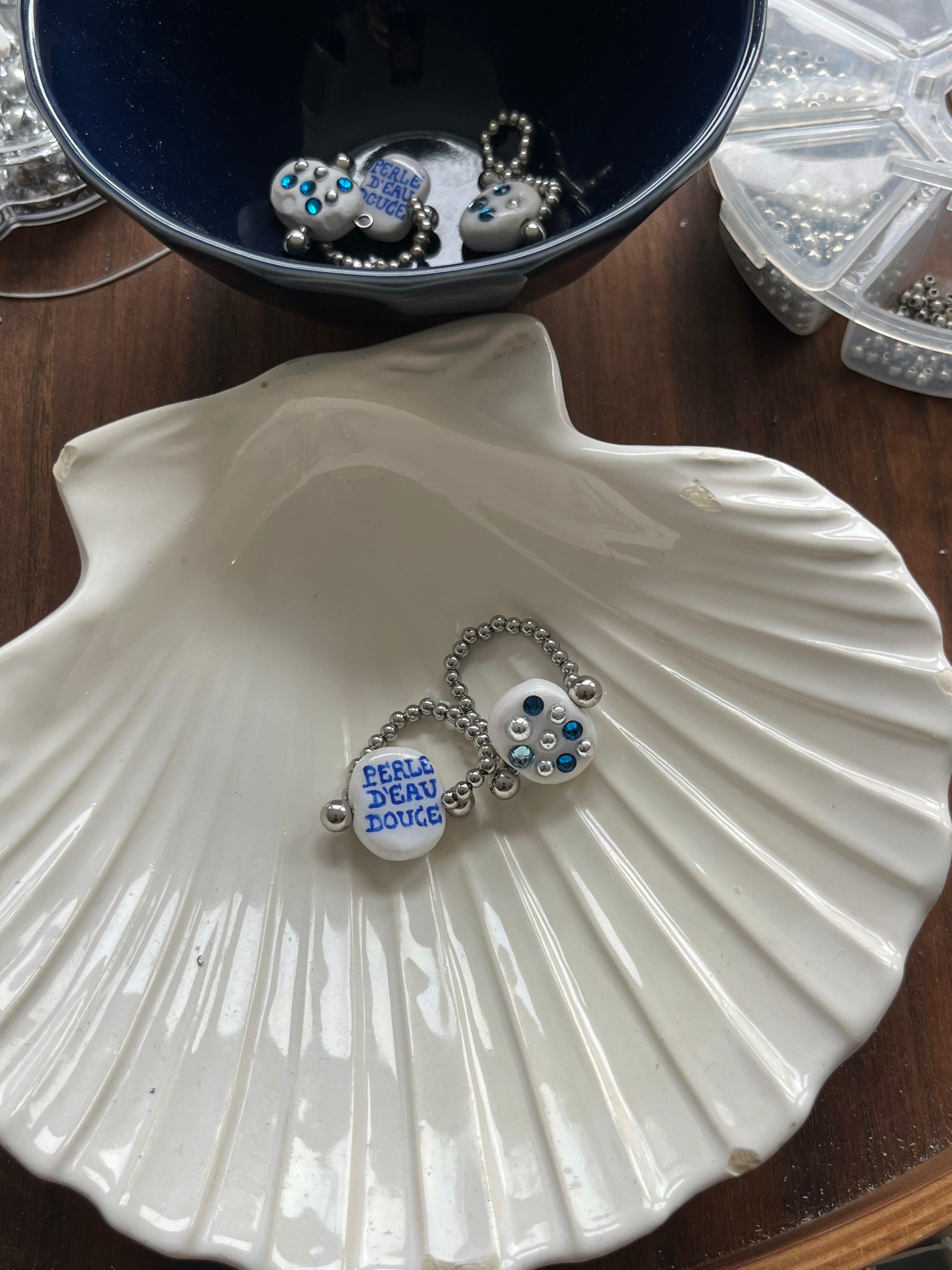 Bague Réversible « Perle d’eau douce »