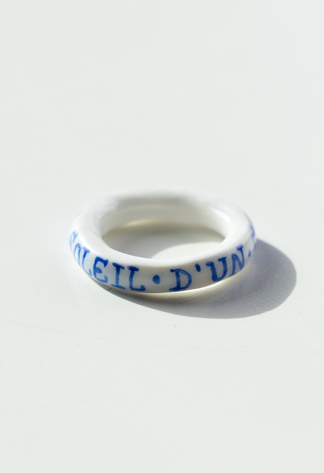 La Bague Manuscrite "Soleil D’un Été Sans Fin" - Maison Stellaire 