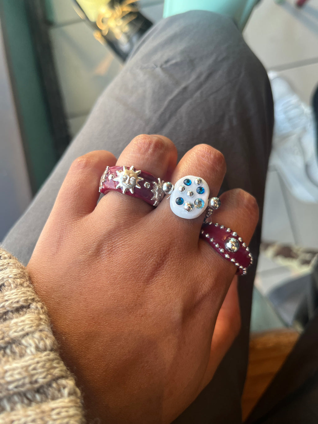 Bague Réversible « Perle d’eau douce »