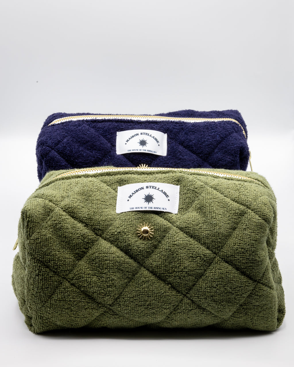 Der gesteppte Frotteebeutel