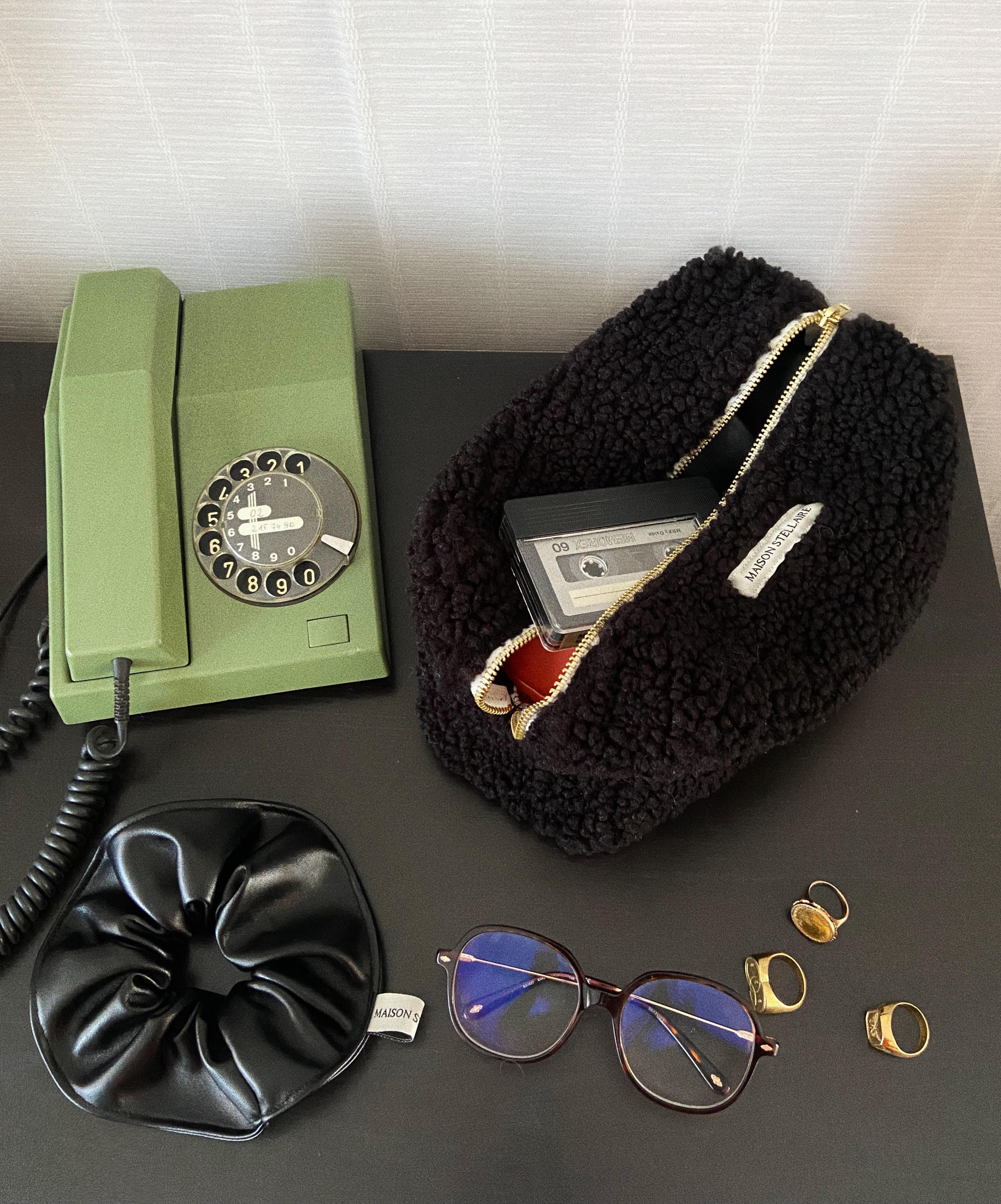 La Trousse Teddy Noire - Maison Stellaire 