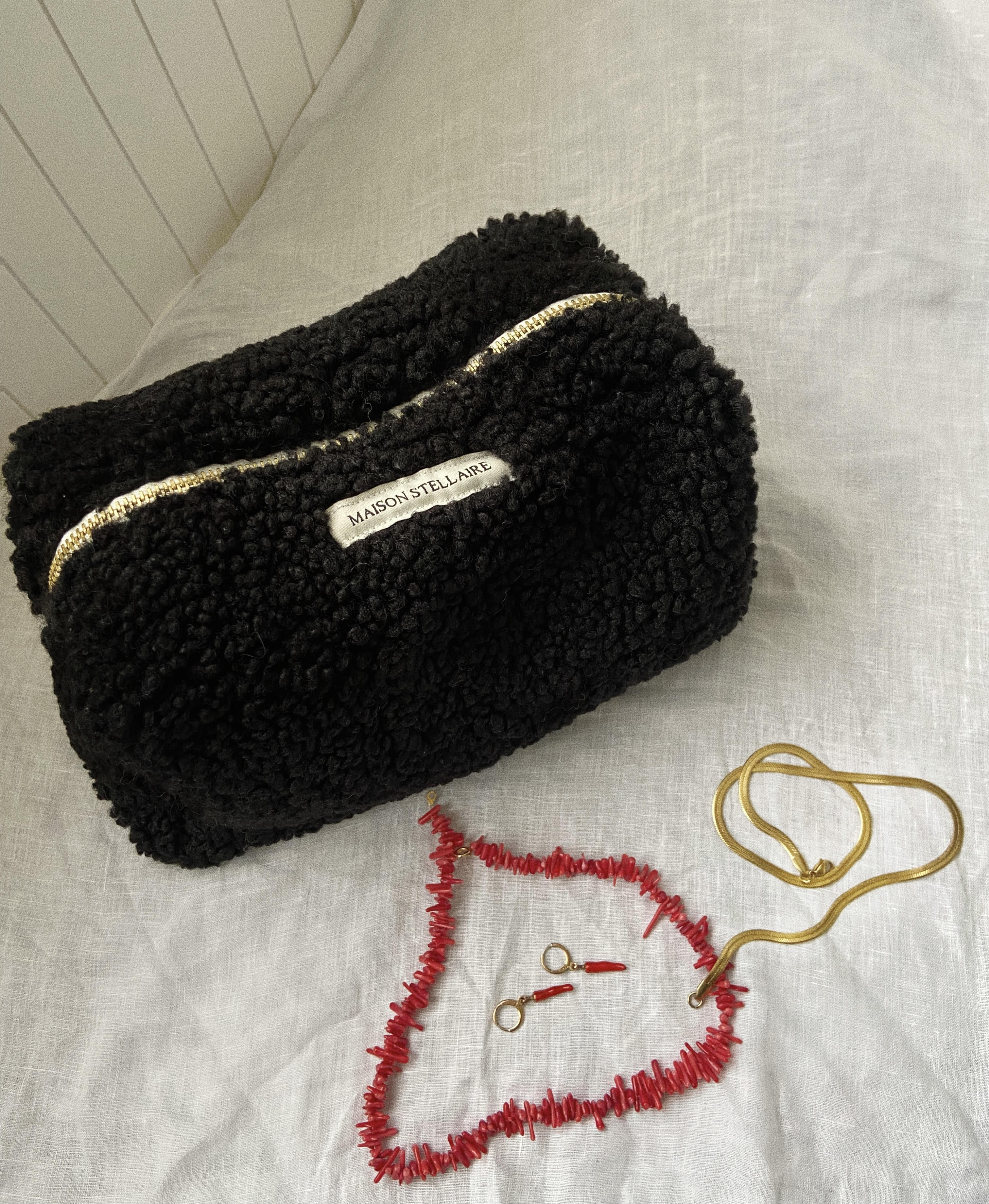 La Trousse Teddy Noire - Maison Stellaire 