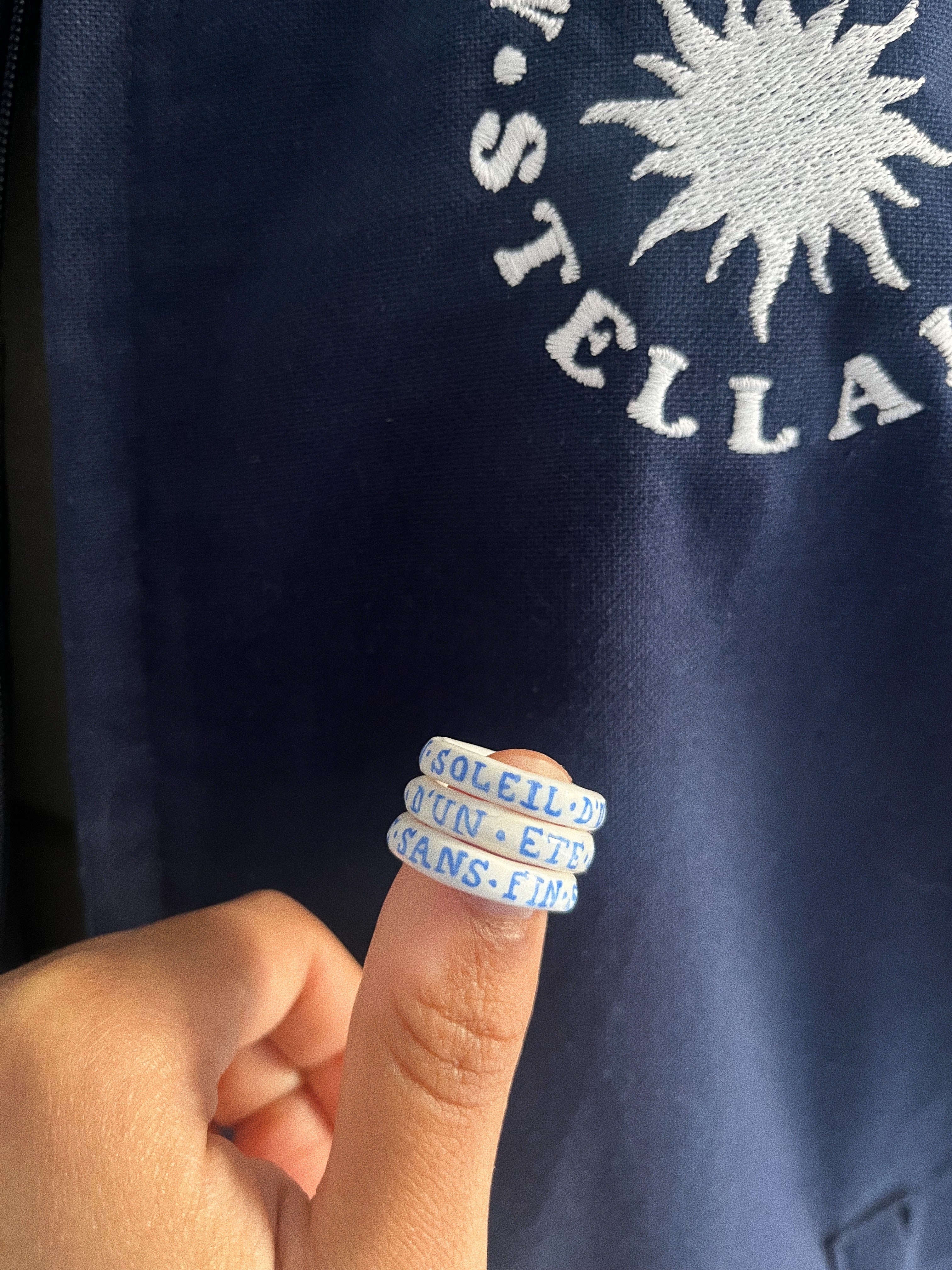 La Bague Manuscrite "Soleil D’un Été Sans Fin" - Maison Stellaire 